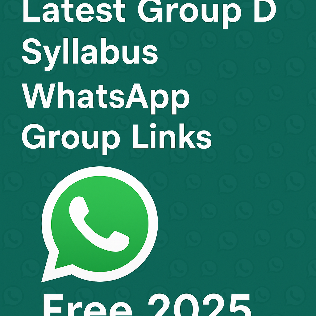 Group d syllabus